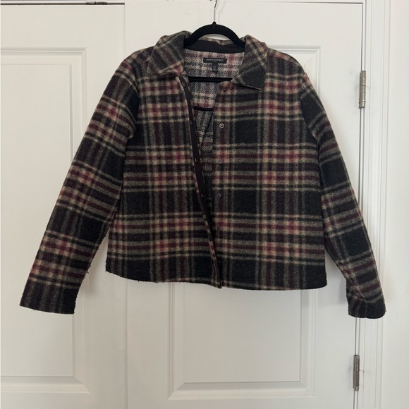 Banana Republic Plaid Short Jacket - Picture 2 of 5